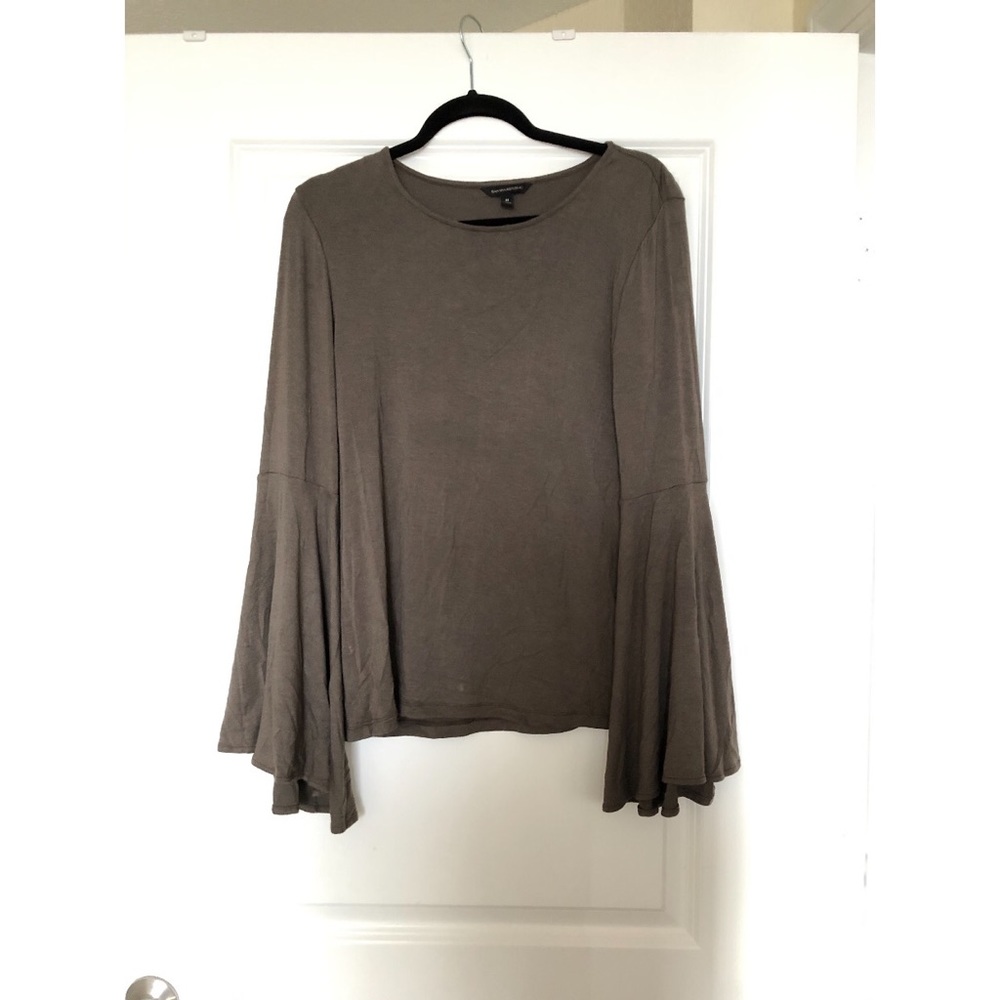 Ruffle sleeve banana republic top